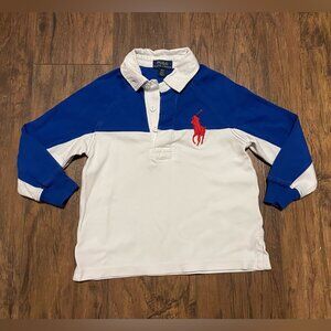 Polo Ralph Lren long sleeve white collared long sleeve jersey shirt #2